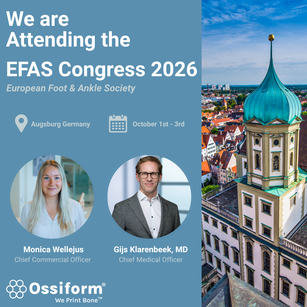 Ossiform attending EFAS 2026